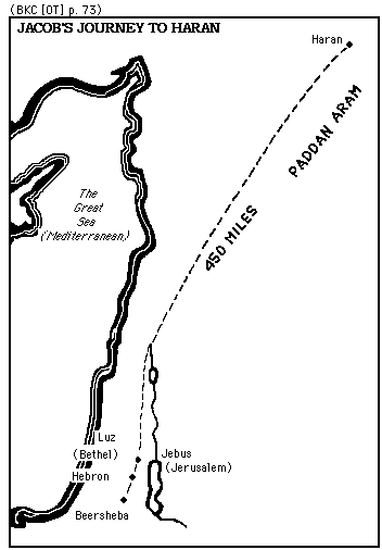 Map to Haran